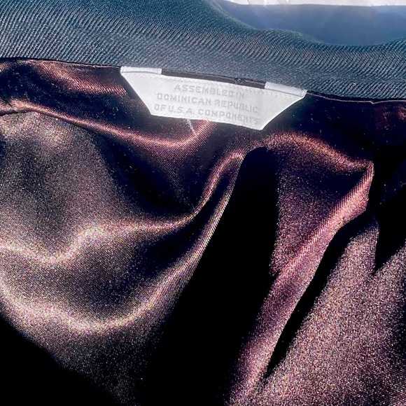 Devon Aire Equestrian Hunt Show Coat Black Vintage - Picture 9 of 12